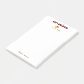 Happy Halloween citrouille aquarelle Post-it Notes (Incliné)