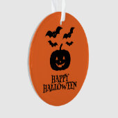 Happy Halloween Citrouille Bat Minimal (devant)