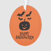 Happy Halloween Citrouille Bat Minimal (devant)