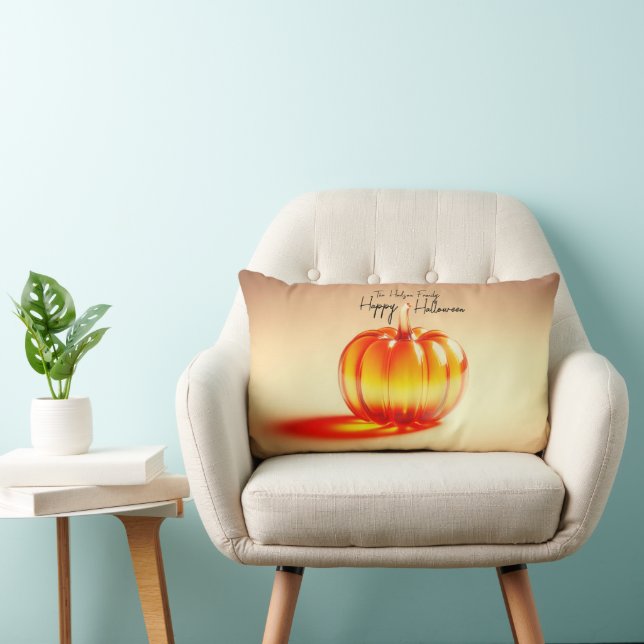 Happy Halloween Citrouille Kussen (Stoel)