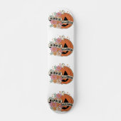 Happy Halloween Citrouille Skateboard (Devant)