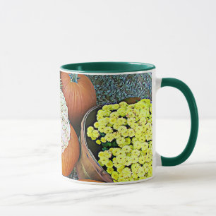 Happy Halloween Citrouilles maman café Mug