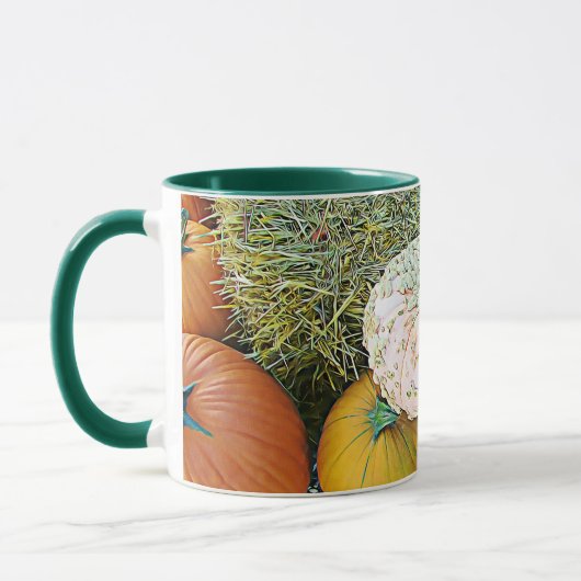 Happy Halloween Citrouilles maman café Mug (Gauche)