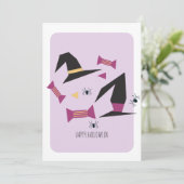 Happy Halloween Confetti Kaart (Staand voorkant)