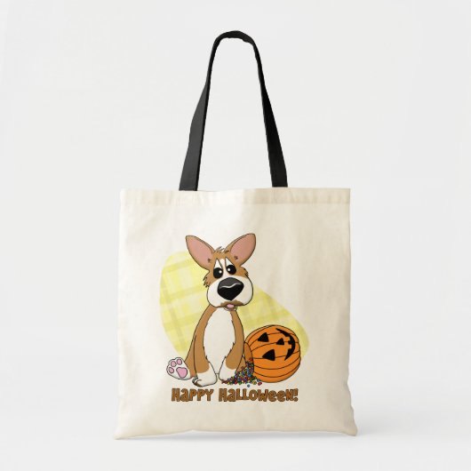 Happy Halloween Corgi Bag Tote Bag (Voorkant)