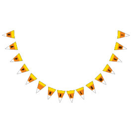 Happy Halloween Corn Snoep Oranje Geel Wit Vlaggetjes