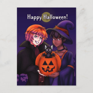 Happy Halloween Costumes Briefkaart