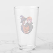 Happy Halloween Costumes Kaart Glas (Achterkant)