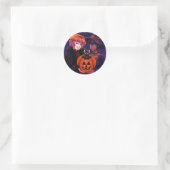 Happy Halloween Costumes Ronde Sticker (Tas)