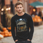 Happy Halloween Crypt met Gargoyles Tri-Blend Shirt