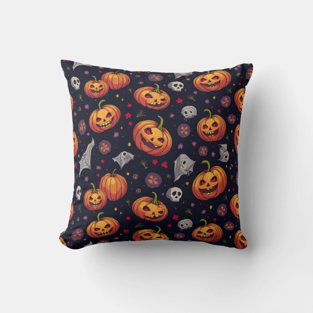 Happy Halloween Cushion Coussin (Recto)