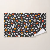 Happy Halloween Cute Botten en Skulls Bad Handdoek (Handdoek)