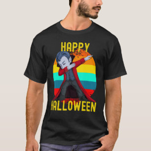 Happy Halloween Cute Dabbing Dracula Kinder Vampir T-shirt