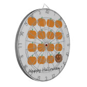 Happy Halloween Cute Pumpkin Patch Dartbord (Voorkant Links)