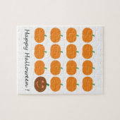 Happy Halloween Cute Pumpkin Patch Legpuzzel (Horizontaal)