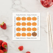Happy Halloween Cute Pumpkin Patch Servet (Insitu)