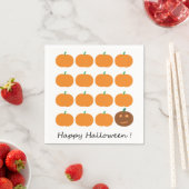 Happy Halloween Cute Pumpkin Patch Servetten (Insitu)