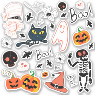 Happy Halloween   Cutie-Trick or treat Sticker