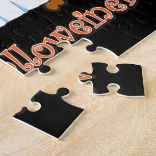 Happy Halloween Dachshund Legpuzzel