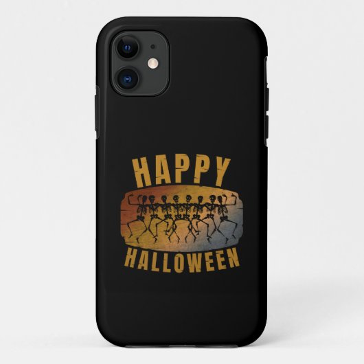 HAPPY HALLOWEEN DANCING SKELETON Case-Mate iPhone CASE (Achterkant)