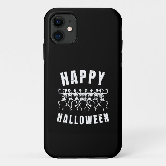 HAPPY HALLOWEEN DANCING SKELETONS Case-Mate iPhone CASE (Achterkant)