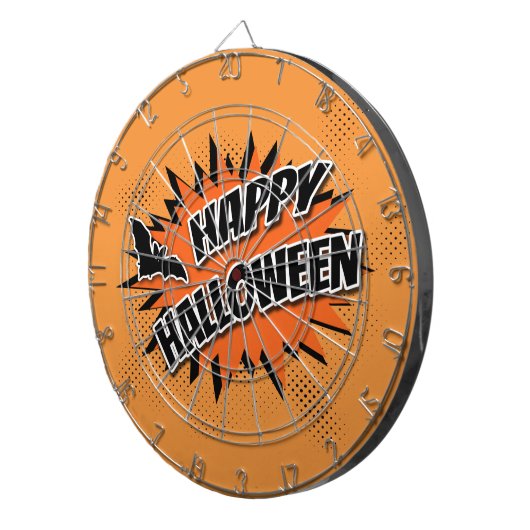 Happy Halloween Dartbord (Voorkant Rechts)