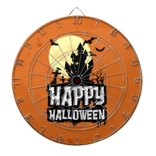 Happy Halloween Dartbord (Voorkant)