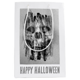 Happy Halloween. Distressed skull Medium Cadeauzakje
