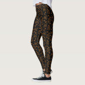 Happy Halloween Ditzy Motif | Legging (Gauche)