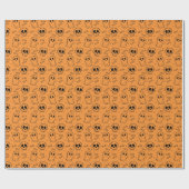 Happy Halloween Ditzy Motif | Papier cadeau (Plat)