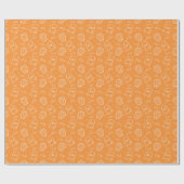Happy Halloween Ditzy Pattern | Cadeaupapier (Vlak)