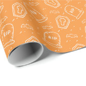 Happy Halloween Ditzy Pattern | Cadeaupapier (Rol Hoek)