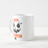 Happy Halloween Dripping Text Design Koffiemok (Voorkant links)