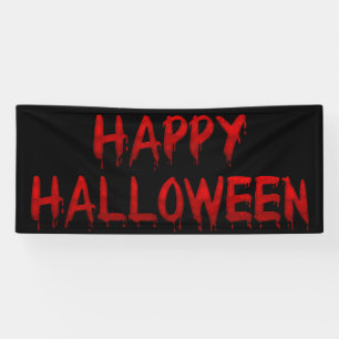 Happy Halloween Driving Blood Spandoek