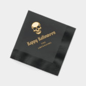 Happy Halloween éffrayant crâne nom ou texte perso (Gauche)