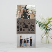 Happy Halloween Éffrayant Mansion Carte photo de f (Debout devant)