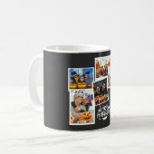 Happy Halloween Famille Photo Collage Mug (Devant gauche)