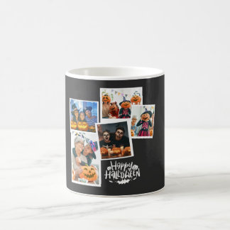 Happy Halloween Famille Photo Collage Mug