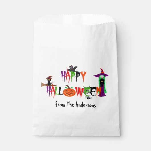 Happy Halloween Favoriser les sacs (Devant)