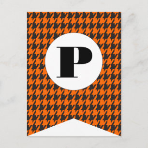 Happy Halloween Flag Bunting Banner Post Card Briefkaart