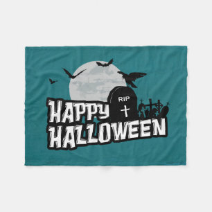 Happy Halloween Fleece Deken