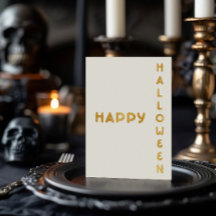 Happy Halloween Folie Kaart