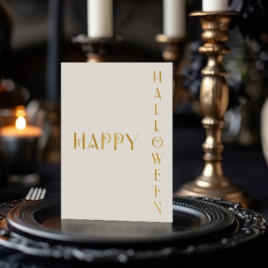 Happy Halloween Folie Kaart