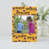 Happy Halloween-fotokaart (Staand voorkant)