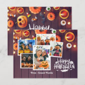 Happy Halloween-fotokaart Briefkaart (Voorkant / Achterkant)