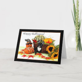 Happy Halloween Franse Bulldog wenskaart Kaart