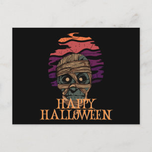 Happy Halloween Funny Creepy Character Briefkaart