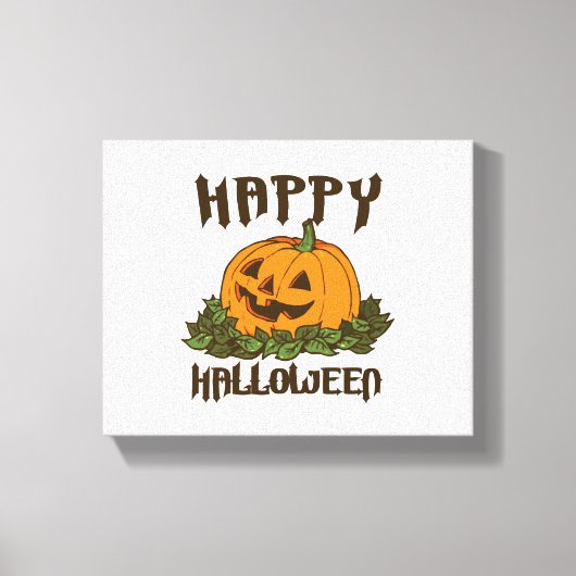 Happy Halloween Funny Halloween Costume Canvas Afdruk (Voorkant)