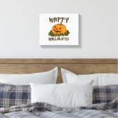 Happy Halloween Funny Halloween Costume Canvas Afdruk (Insitu (Slaapkamer))