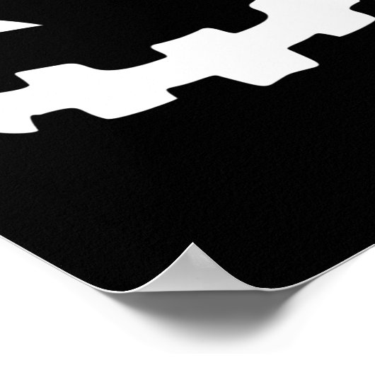 Happy Halloween Funny Monsters Pumpkin Spice Witch Poster (Hoek)